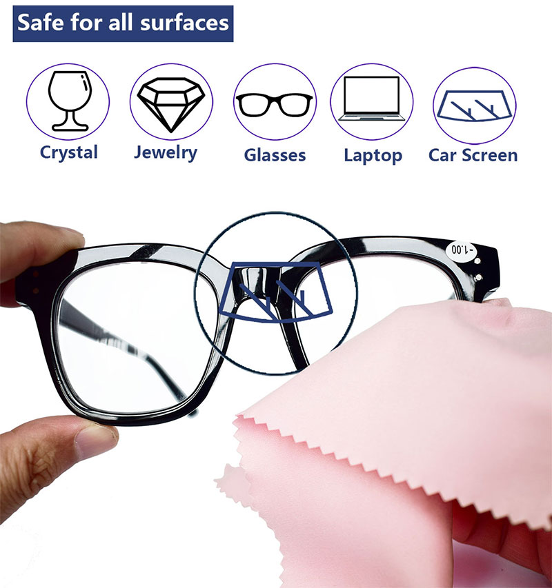 Glasses Cleaner-Microfiber Cloth 02