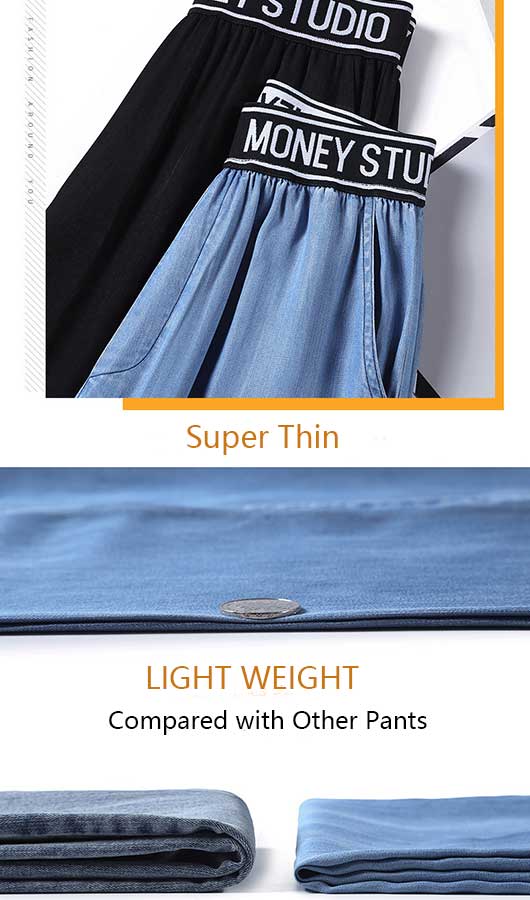  Wide Leg Pants Women 01 Light Weight