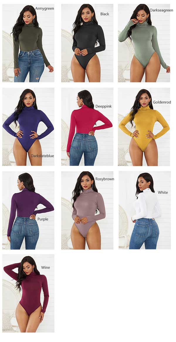 Available Colors Bodysuits Turtle