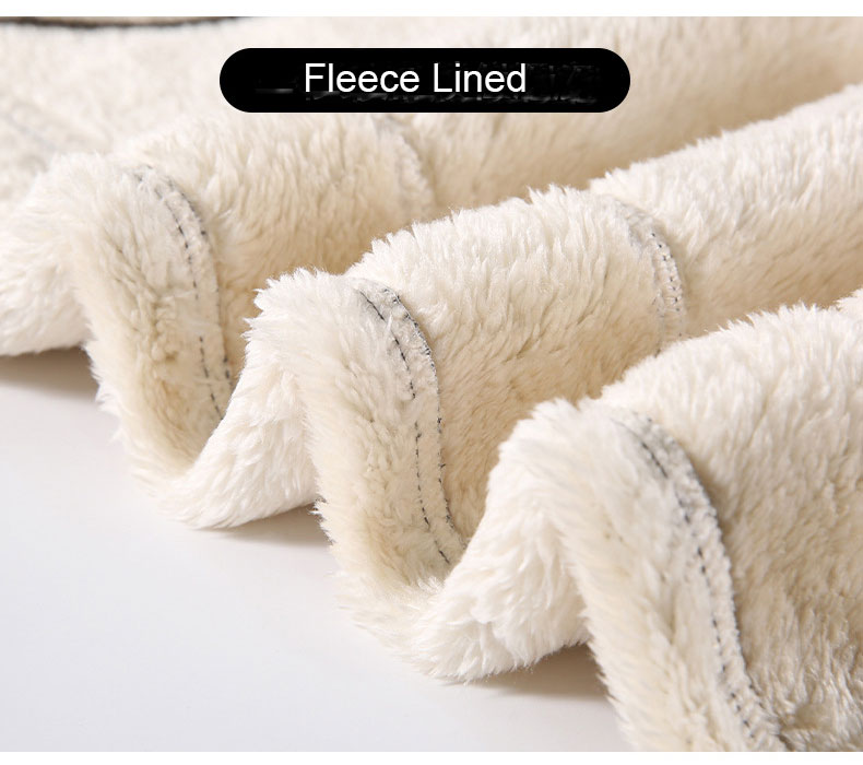 Fleece Lined Sweatpants Detail 1
