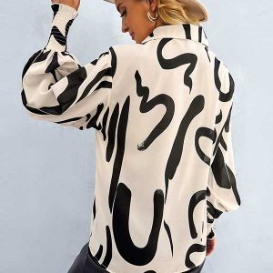 Long Sleeve Button Down Shirts 01 Beige3