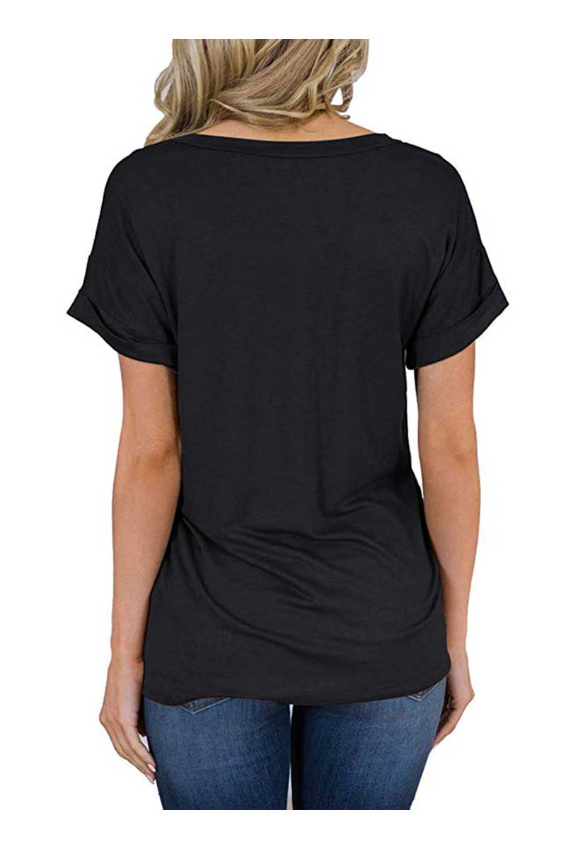 Short Sleeves T Shirts 01 Black 2