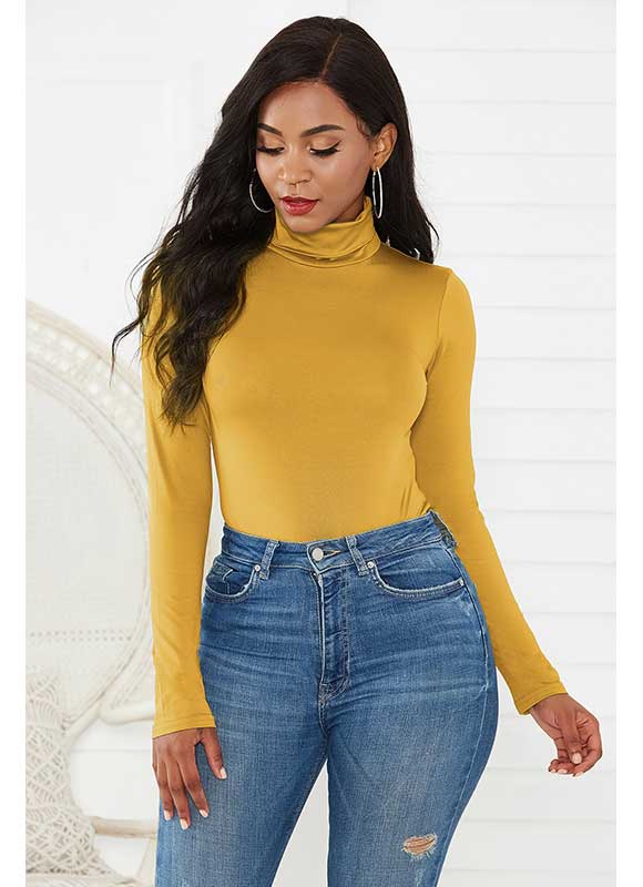 long sleeve bodysuit 01 Goldenrod1