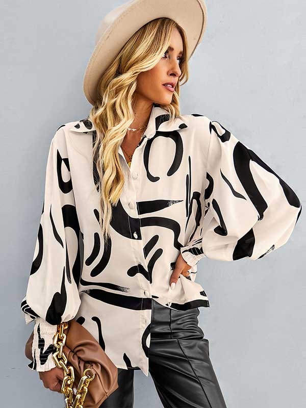 Long Sleeve Button Down Shirts 01 Beige1