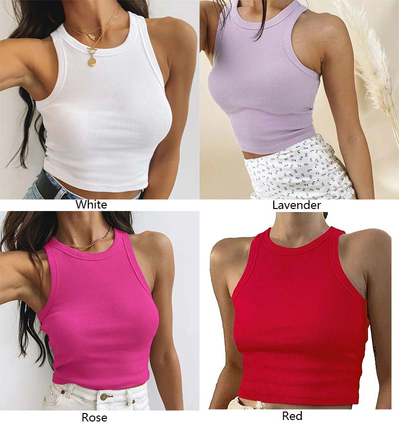 Crop Tank Tops Colors 1